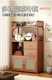 Multifunctional Furniture with Drawers & Shelves, Kitchen Cupboard, Living Room Storage Organizer, Tea Table Cabinet