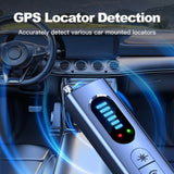 Wireless Camera Detectors 5 Levels Adjustable Sensitivity GPS Detector 25H Working Time for Travel Hotel Car for Office Bathroom