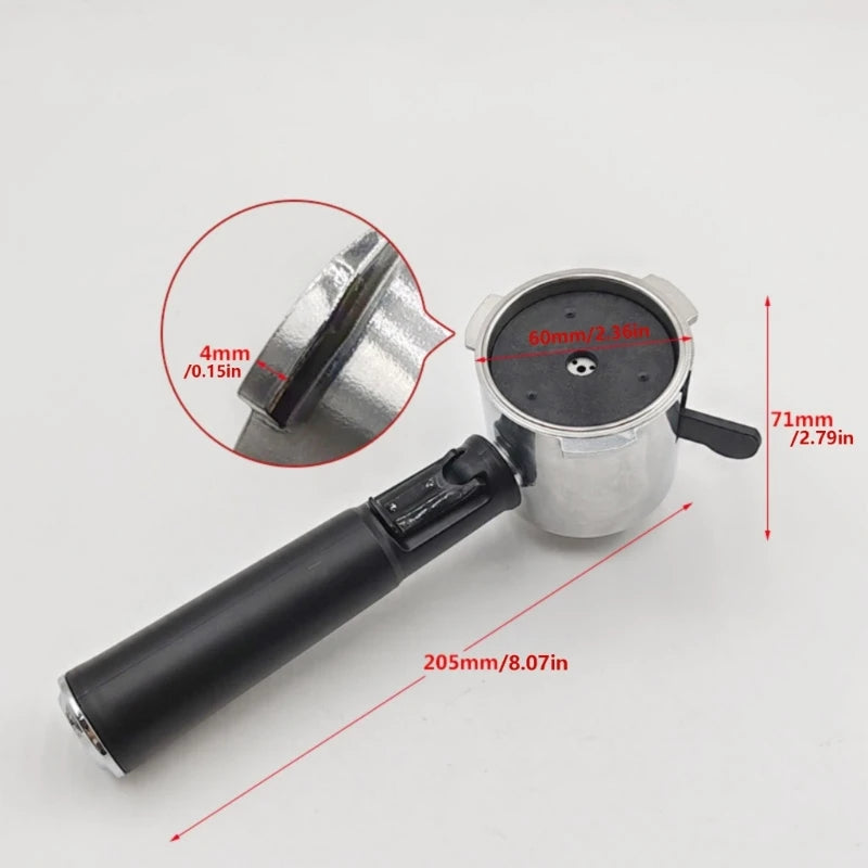 Efficient 51mm Coffee Machine Handle Ergonomic Coffee Handle for Kitchen Coffee