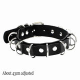 Woman Black Punk Choker Collar Necklace Sexy PU Leather Heart Lock Key Spike Chocker Gothic Cosplay Accessories Party Jewelry