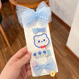 Coffee Warm Color Cute Cartoon Princess Hairpins Children Girls Kid Hair Clips Barrettes Accessories Hairclip Headwear Headdress