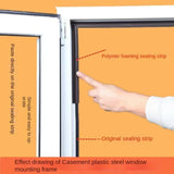 6M Self Adhesive Casement Window Door Sealing Strips Wearable Seal Foam Tape Acoustic Waterproof Dustproof Weather Stripping