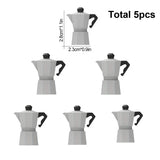 LOFCA 5pcs 3D Coffee Set Silicone Focal Beads For DIY Keychains Phone Charms Jewelry Crafting Jewelry accessories