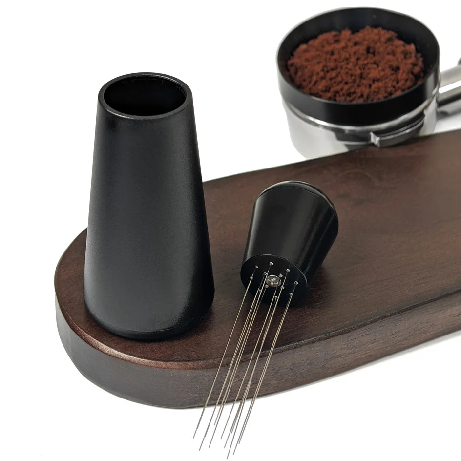 Espresso Coffee Stirrer WDT Distribution Tool Stainless Steel Needles Coffee Powder Distributor Dosing Ring Barista Accessories