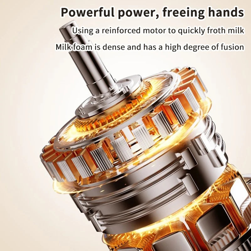 Mini Milk Frother Electric Egg Blender Coffee Whisk Mixer USB Rechargeable Handheld Mixer Foamer Shaker Cooking Drink Blender