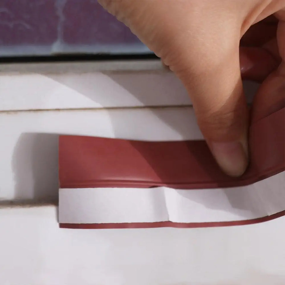 Self-adhesive Door Window Seal Rubber Warm Windproof Door Bottom Seal Strip Waterproof Insect Proof Silicone Sealing Tape