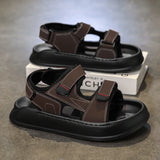 Summer Trendy Beach Sandals Casual Slip on Slippers, Lightweight Breathable Non Slip Soft Sole for Daily Casual Walking