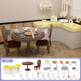mini supermarket shopping games dollhouse furniture accessories Intellectual education toys for kid family interaction toys
