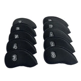 Golf Irons Head Covers 10pcs/set Two Sides Numbers Mesh Golf Iron Headcovers 5 Colours Golf Club Head Cover