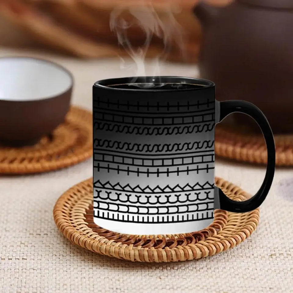11oz Magic Mugs With Hidden Message Text - Heat Sensitive Color Changing Cup, Funny Hidden Message Coffee Mug Gifts