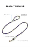Classic Durable Dog Leashes Medium large Dog Solid Lead Rope Fashion Black Mesh Dog leash Outdoor Walking Training New Arrivals