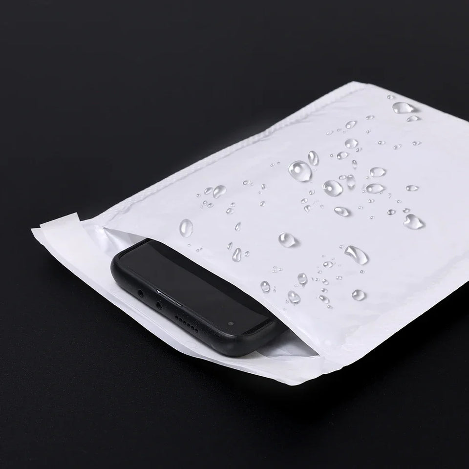 50-10Pack Kraft Bubble Mailers Self-Sealing Storage Paper Envelopes Waterproof Cushioned Padded Foam Shipping Bags for Packaging