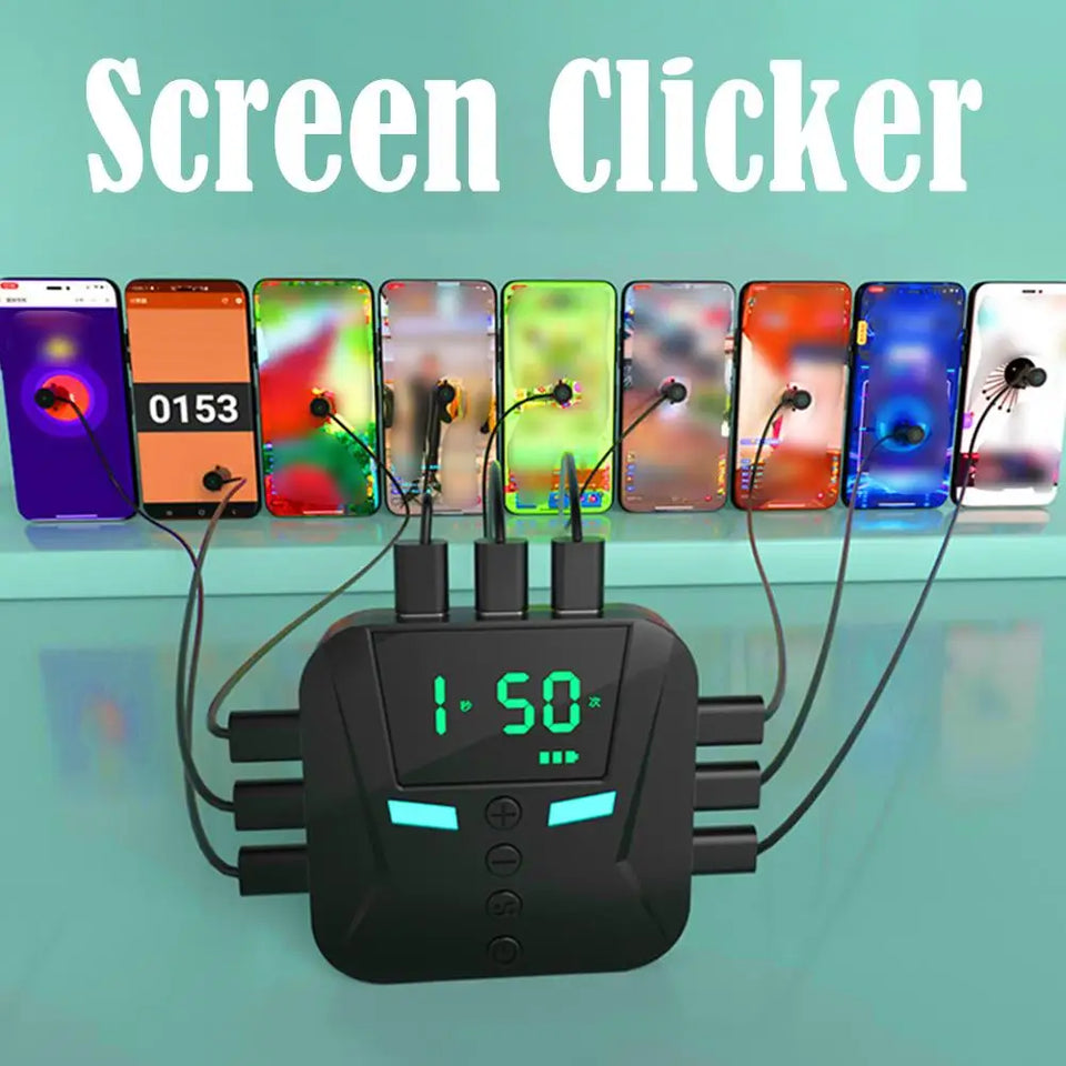 Mobile Phone Screen Clicker Device Live Broadcast Fast Praise Automatic Loop Connecting Device Point Device Universal