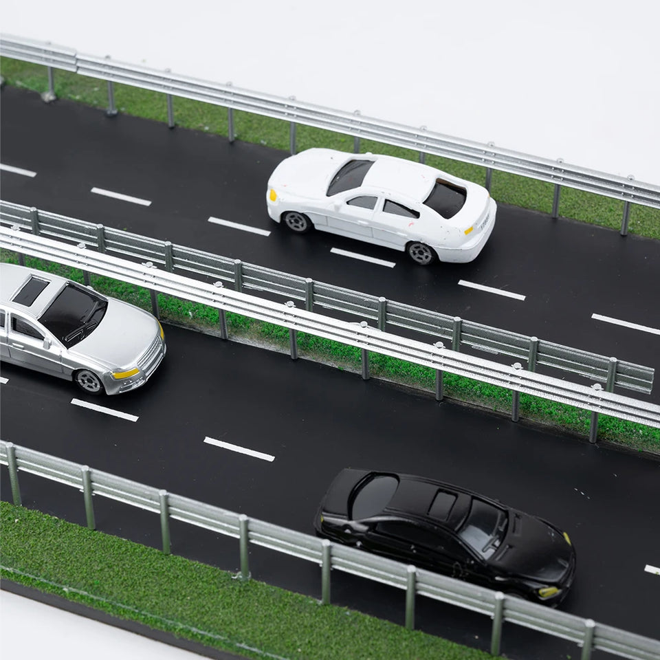 3Pcs/lot Miniature Highway Fence Guardrail Model Toys HO N 1:87 Railling Accessory For Railway Train Scene Layout Diorama Kits