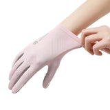 Sunscreen gloves for men and women, touch screen, ice silk thin design, large size, summer outdoor driving, cycling, rider, sun