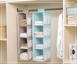 Hanging Storage Closet Clothes Organizer Wardrobe Jeans Sweater Pants T-shirt Home Bedroom Cabinet Organization Dressing Room