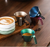 Bincoo Premium Titanium Coffee Cup 90ml for Espresso Extraction and Milk Measurement Durable Pure Titanium Construction Perfect
