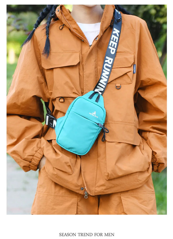 small chest bag women travel mobile phone bag outdoor Sports bag for men mini sling shoulder bag female messenger bag girl gift