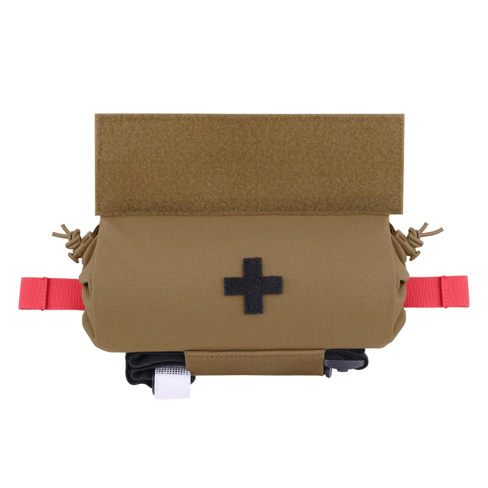 KRYDEX Tactical Roll Up Medic Pouch First Aid Trauma EMT IFAK Organizer Pouch Drop Dump Pouch for Vest Chest Rig Outdoor Gear