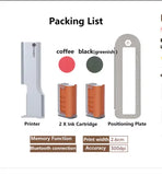 Coffee Latte Inkjet Printer Handheld EVEBOT Printpen Print Size 26*1000 MM DIY Custom Printing With Auxiliary Ruler for Cafes