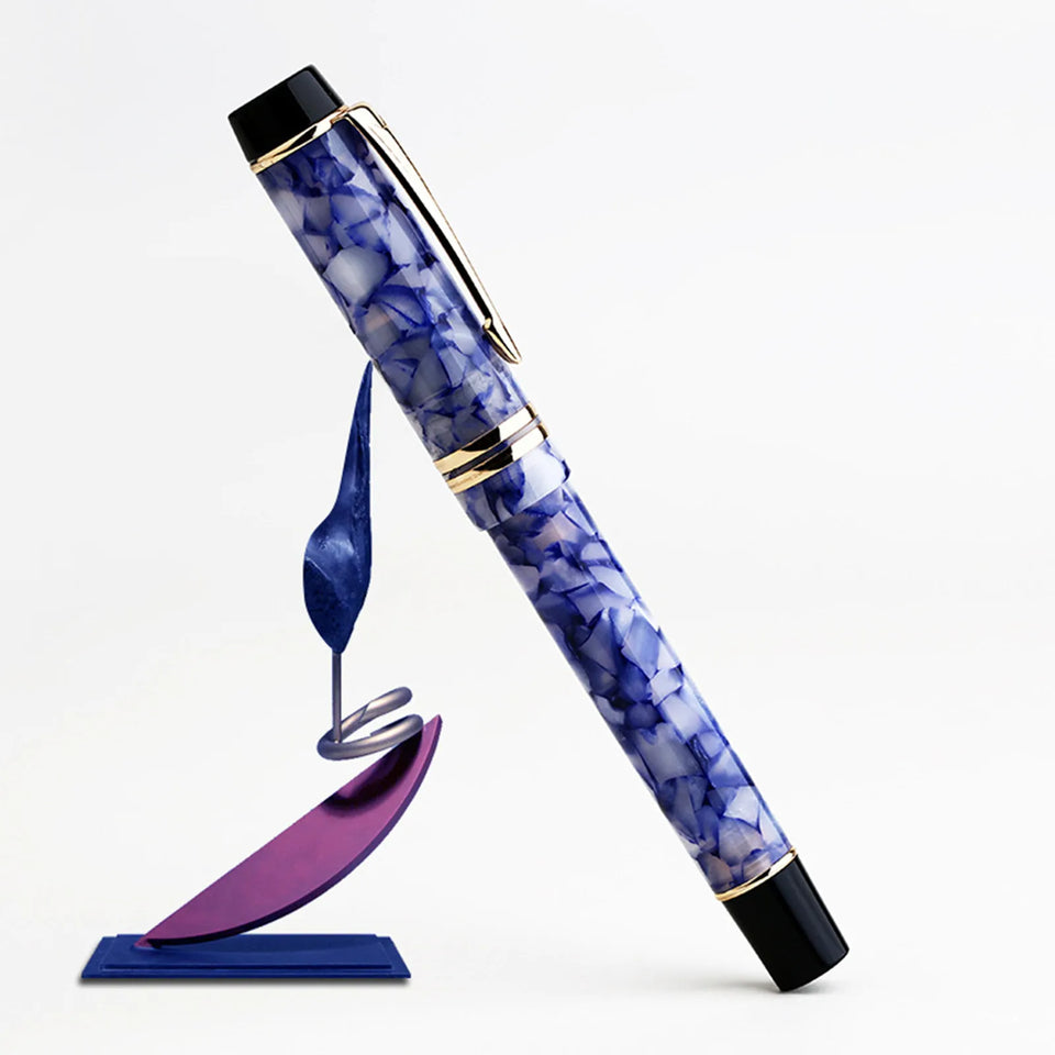 Majohn M600S Celluloid Fountain Pen F Nib with Converter Quality Fashion Office Business Writing Gift Pen Stationery Supplyn