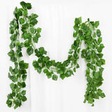 1/2/6Piece Artificial Vine Home Decor Artificial Ivy Leaf Garland Plants Vine Fake Foliage Flowers Creeper Green Ivy Wreath