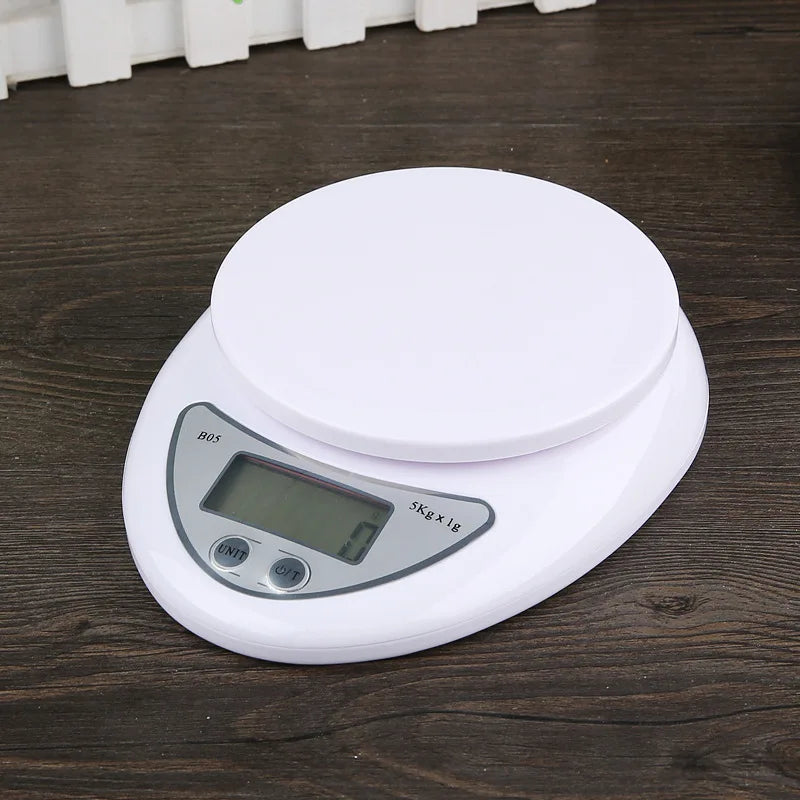Electronic Scale 1g/5kg Portable Digital Scale Food Balance Measuring Weight Kitchen Scales Small Scale Weighing In Grams
