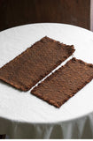 Tea mat, pure handmade plant table runner, pure cotton, thick coarse dry soaking, retro wabi-sabi tea ceremony accessories