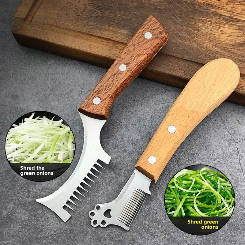 1PC Shredded Scallion Tool Kitchen Green Onion Shredder Grinding Knife Special Shredding Commercial Tool for Ultra-fine Silk