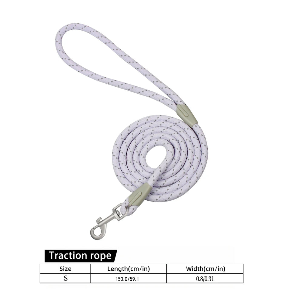 Classic Durable Dog Leashes Medium large Dog Solid Lead Rope Fashion Black Mesh Dog leash Outdoor Walking Training New Arrivals