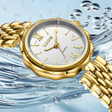 LIGE Elegant Creative Steel Quartz Women Watch Fashion Waterproof Watches For Women Original Brand Luxury Women's Bracelet Watch
