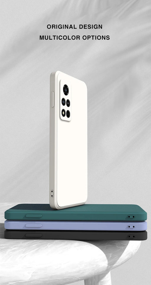 Luxury Original Phone Case for Xiaomi Mi 10T Pro Soft Square Liquid Silicone Camera Protection Covers Xiaomi Mi10T Pro Fundas