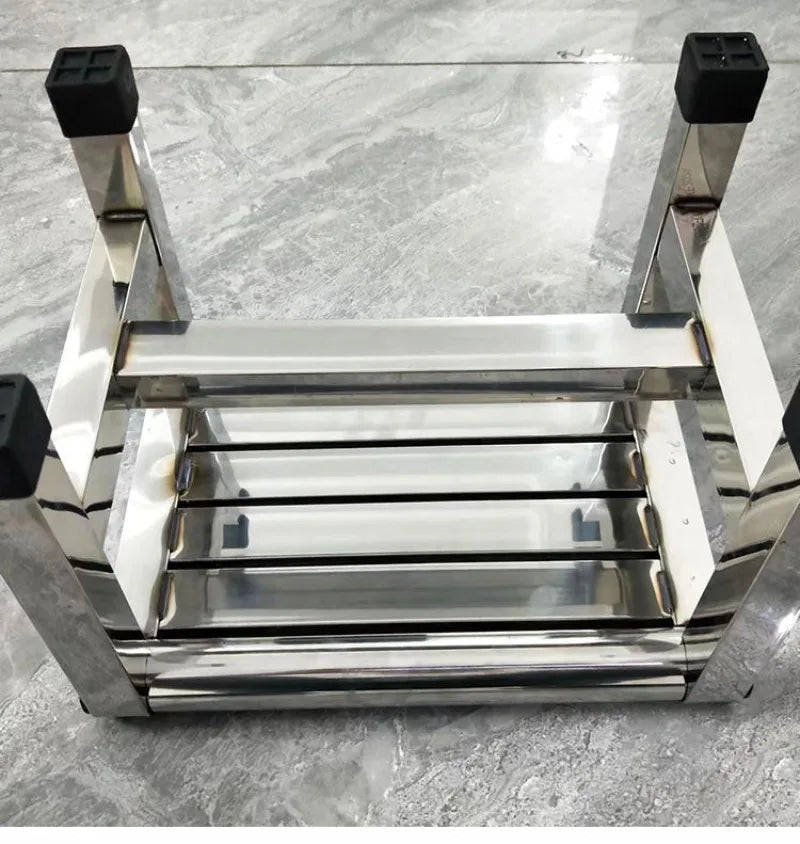 Simple Stainless Steel Stool Multi Functional Furniture Shoe Changing Stools Bath Footstool Portable Fishing Bench 걸상