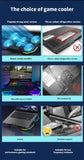 Jomaa RGB Gaming Laptop Stand Air Cooler Notebook Stand Holder with 6 fans Cooling Fan Base Suit for 12-17 inch Laptop
