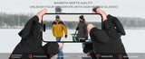 Savior Heated Fishing Gloves Waterproof Winter Fishing Gloves 2 Finger Flip Windproof Women Men Gloves