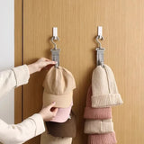Closet Hat Rack Over the Door Hat Rack Hanging Hat Racks with Clip Buckle Baseball Caps Rack Hat Organizer Cap Rack Closet Door