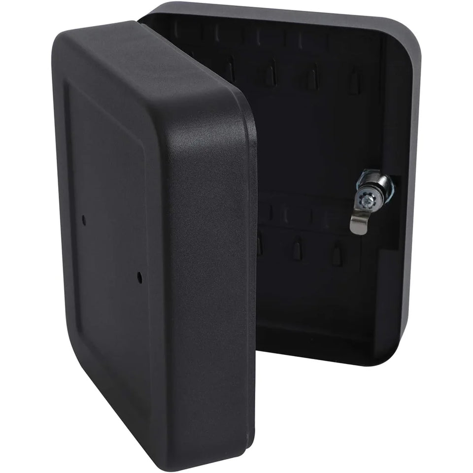 Combination Key Cabinet 20 Key Hooks Key Box Wall Mounted with Key/Code Lock Key Cabinet Security Lock Box Locking Key Cabinet