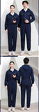 Thickened one-piece denim workwear, wear-resistant labor protection clothing, men's dust-proof auto repair crew clothing, workwe