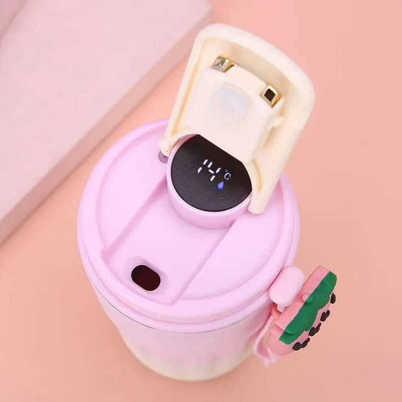 Smart Temp Display Stainless Steel Tumbler Thermal Mug Vacuum Insulated Coffee Cup Travel Thermos Cups Hot Water Bottle for Tea