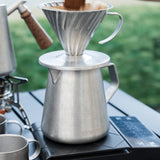 CF Wisdom Retro Style Sharing Pot，Coffee Sharing Pot, Hand Coffee Sharing Pot, Drip Coffee Pot, Home Coffee Utensils