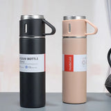 500ml 304 Stainless Steel Vacuum Insulated Water Bottle Portable Tea Coffee Bottle Office Gift Set Travel Leak Proof Thermal Mug
