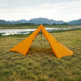 Knot Hufu1 Outdoor Camping Pyramind Tent Lightweight 20D Double Silicone Hiking Traveling Backpack 1P-2P Octagonal Tent