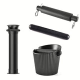 Commercial Knock Box Large Capacity Barista Standing Coffee Knock Box Includes Barista Cloth And Trash Bag For Cafe Use