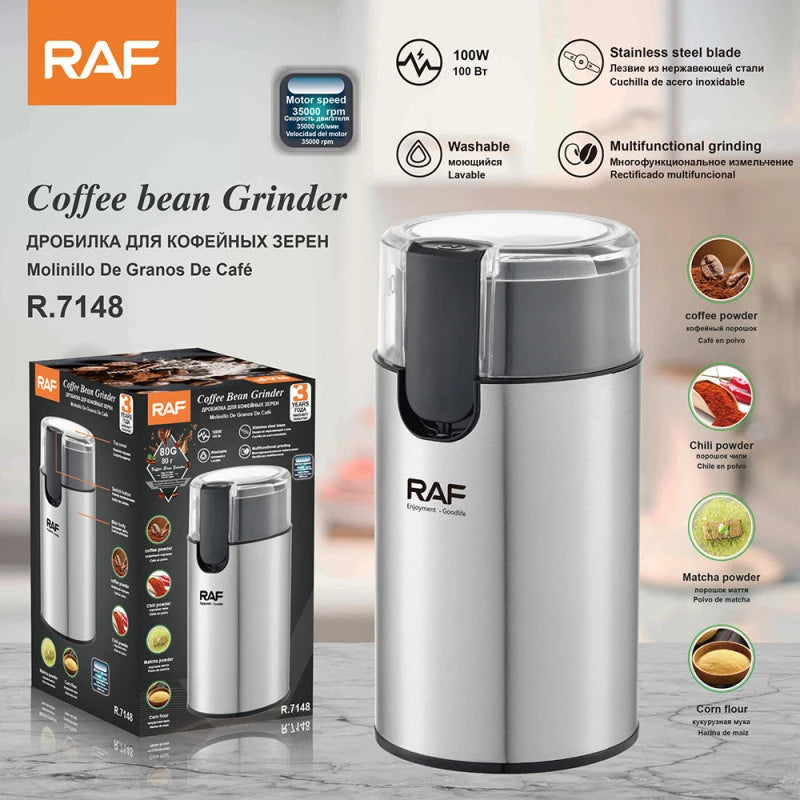 RAFCoffee bean grinder, dry grinding, lightweight coffee grinder
