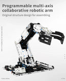 1029PCS Robotic Arm Building Blocks Set Remote Mechanical Arm Model Bricks Desktop Decoration Diy Toys For Boys Holiday Gifts