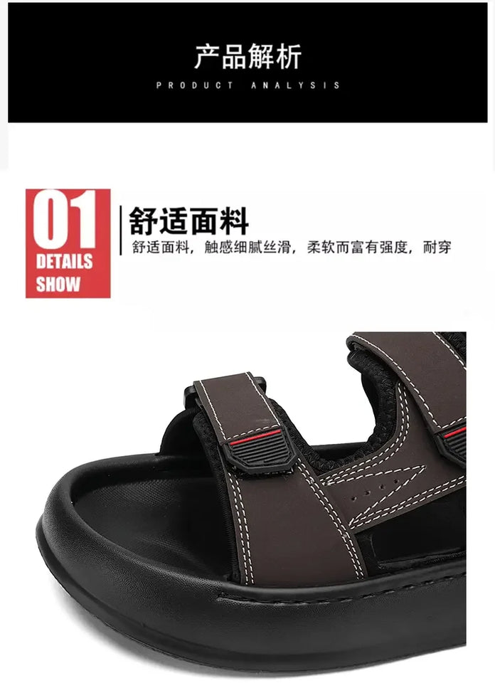 Summer Trendy Beach Sandals Casual Slip on Slippers, Lightweight Breathable Non Slip Soft Sole for Daily Casual Walking