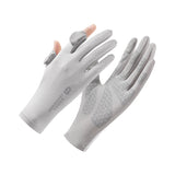 Sunscreen gloves for men and women, touch screen, ice silk thin design, large size, summer outdoor driving, cycling, rider, sun
