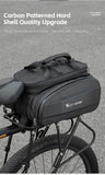 WEST BIKING Cycling Trunk Bag Large Capacity Bicycle Pannier Multifunctional Reflective Bike Bag Travel Bag MTB Bike Accessories