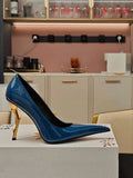 Summer high-heeled pointed women's sandals, European and American fashion runway parties, weddings, women's high heels
