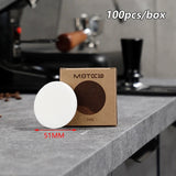 Coffee Filter Paper 51mm 53mm 58mm Round Disposable Secondary Water Filter Papers Espresso Portafilter Accessories Barista Tools